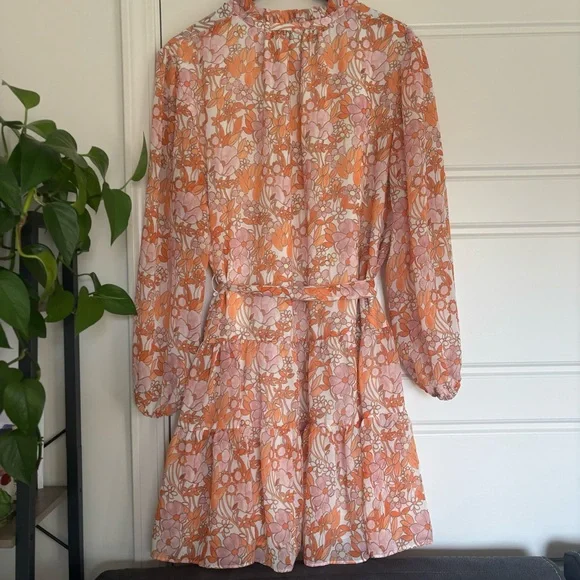 • [Ryegrass] Tie Waist Flowy Dress • - Picture 8 of 10